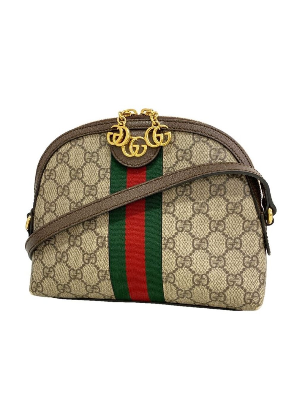 Gucci Shoulder Bag Ophidia Beige Brown Gold